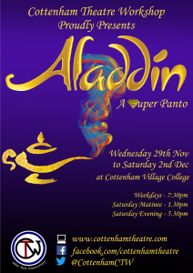 Cottenham Theatre Workshop Aladdin