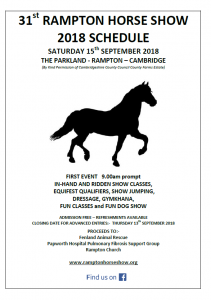 Rampton Horse Show Schedule
