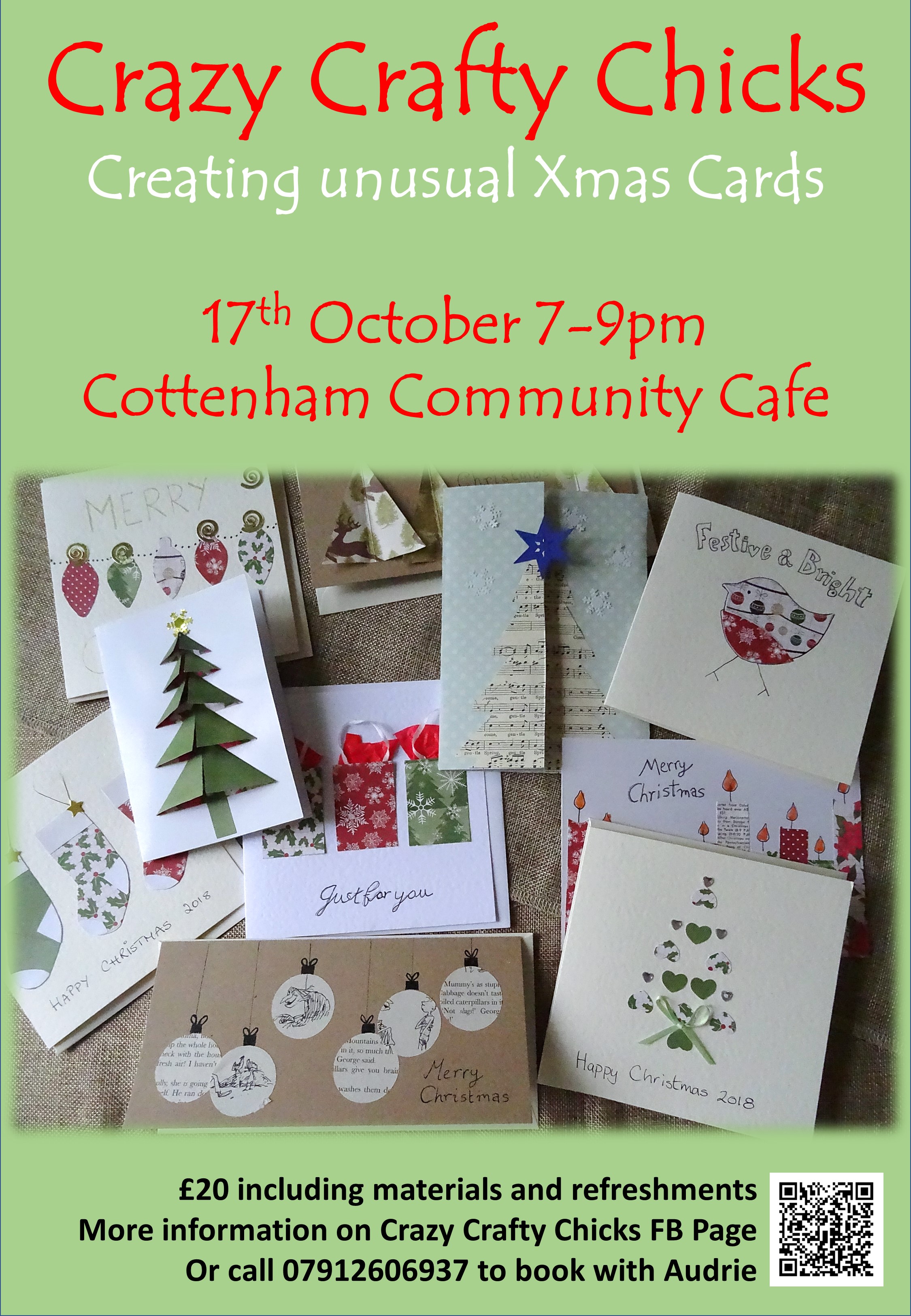 Creating unusual Xmas cards - CCC - 17th Oct 2018