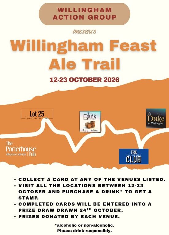 Willingham Feast 2026 Ale Trail Poster